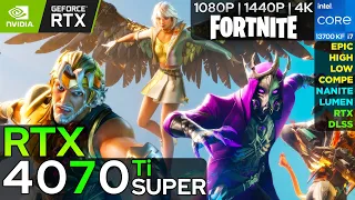 Fortnite Chapter 5 Season 2 - RTX 4070 Ti SUPER (1080p/1440p/4K)