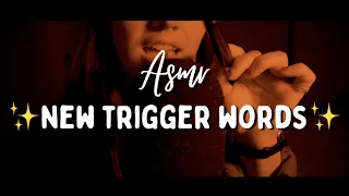 ASMR | NEW and UNUSUAL trigger words that you've NEVER heard 💥 (tingles, clicky whispers, tracing)