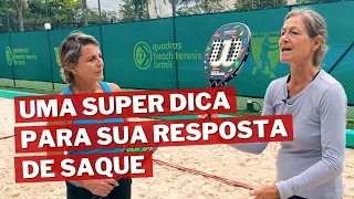 TÁTICAS BÁSICAS DE BEACH TENNIS: RESPOSTA DE SAQUE (PARTE 2)