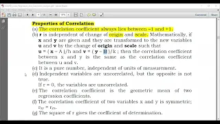 Properties of Correlation Coefficient PART 2 | Correlation analysis #correlation