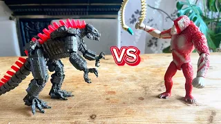 SCAR KING VS MECHAGODZILLA! (Stopmotion)