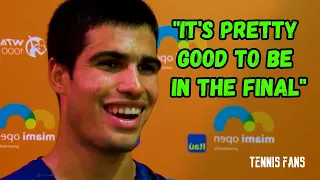 Carlos Alcaraz "It's pretty good to be in the final" - Miami 2022 (HD)