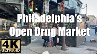 Walking Tour The Kensington Experience Open Drug Market Up Close | 4K ULTRA HD SMOOTH CAM FOOTAGE