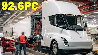 Elon Musk Leaked Tesla Semi 82,000lb Version, Fully Charged in 1h and 3 Hidden Features! (MIX)