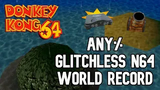 Donkey Kong 64 - Any% Glitchless in 3:54:50 [N64]