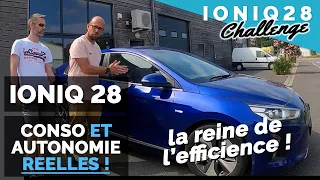 Essai conso Hyundai Ioniq Electric 28 : la reine de l'efficience? (Ioniq 28 challenge)