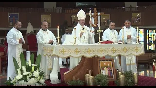 Easter Sunday mass  with HE Bishop Tarabay from Our Lady of Lebanon Co-Cathedral, Sydney April 2021