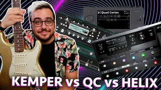 Kemper vs Quad Cortex vs Helix (you can't tell the difference!)