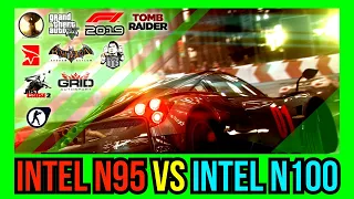 Intel Processor N95 Vs N100 + Intel UHD Graphics Xe Test | Gaming Benchmarks for 10 Games