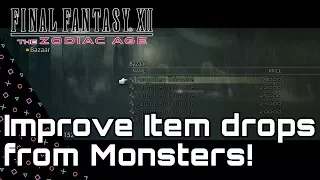 Final Fantasy XII Zodiac Age! Improve Monster Loot! Grimoires & Monographs