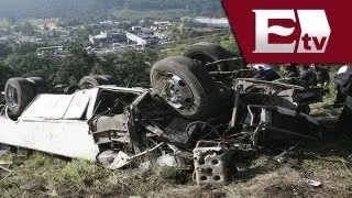 Volcadura en la Carretera Naucalpan Toluca, hay 14 muertos/ Excélsior Informa con Idaly Ferrá