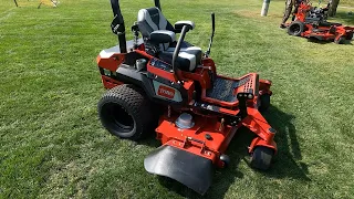 100% Electric Zero Turn Mower get 8+ hours per charge! Mowing History!