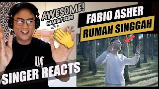 FABIO ASHER - RUMAH SINGGAH (OFFICIAL MUSIC VIDEO) | SINGER REACTION
