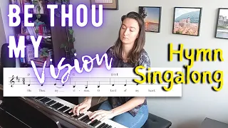 Be Thou My Vision – Congregational Style Hymn Sing, piano with lead sheet (lyrics, melody, chords)