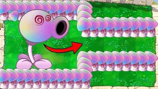 99 Scaredy Shroom vs 99 Hypno Shroom vs Gargantuar  Plants vs Zombies battlez