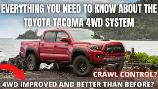 Everything you need to know about the Toyota Tacoma 4WD system.