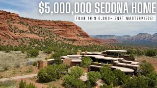 GORGEOUS $5,000,000 Sedona AZ Luxury Home | Sedona's Exclusive Aerie Community