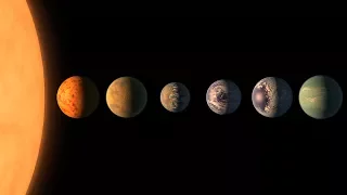 Skylight: How TRAPPIST-1’s Earth-sized Planets Compare to our Solar System #datavisualization