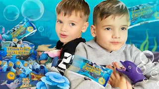 Новые Стретч-Игрушки Властелины Океана | Распаковка Dominators of the Oceans #sbabam