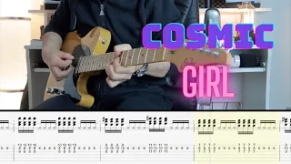 COSMIC GIRL Jamiroquai guitar guitar LESSON, TAB and CHORDS