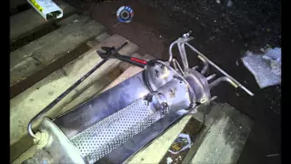 Volvo D5 DPF removal and making it to silencer