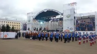 Фестиваль духовых оркестров г Киров 13.06.2014