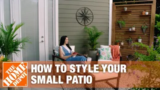 How to Style a Small Patio Space  | The Home Depot