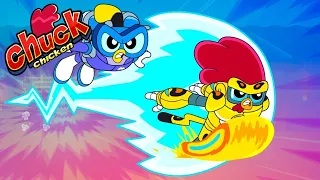 Chuck Chicken Power Up 🐔 Great fights 🌊 Episodes collection ❤️ Superhero cartoons