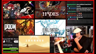My First Twitch of Video Games OST Reactions, Persona 5, Final Fantasy, Hades, Journey, Doom Eternal