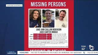 Two Australians, one American missing in Baja California