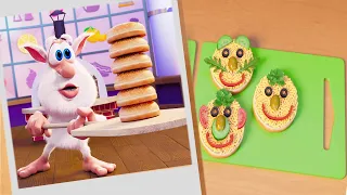 Booba ⭐ Pizza Fun - Food Puzzle 🐭🍓 New Episodes 💚 Moolt Kids Toons Happy Bear