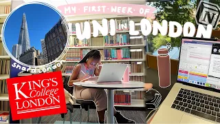 First week of University in London VLOG 2021! Kings College London Pharmacy student life UK