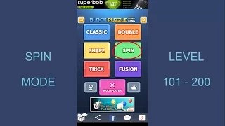 Block Puzzle King - Spin Mode - Level 101-200