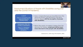 Hiring and Retention of Individuals with Disabilities: Supports for Businesses with Dr. Tansey