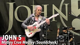 JOHN 5 - Motley Crue Medley (Soundcheck) - Live @ White Oak Music Hall - Houston, TX 2/23/24 4K HDR