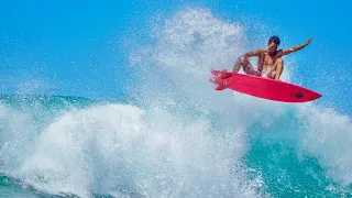 Maui Zack - Summer Shenanigans 2021 - 9’0 Single Fin “Mango Jam” by Kai Sallas