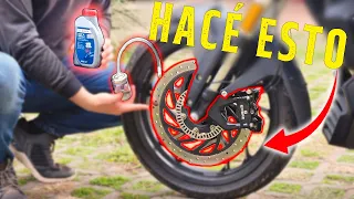 Como PURGAR los FRENOS de la MOTO como DIOS MANDA 😰 👉 FÁCIL Y RÁPIDO.