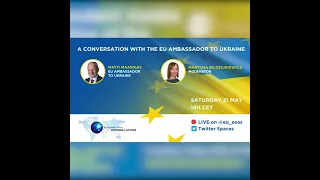 Twitter Spaces with EU Ambassador to Ukraine, Matti Maasikas