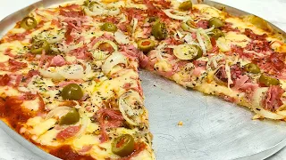 PIZZA DE LIQUIDIFICADOR FEITA EM MINUTOS |#kdeliciacozinha