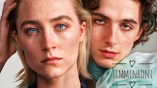 Timothee chalamet and Saoirse Ronan cute moments #timotheechalamet #saoirseronan