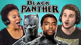 ADULTS REACT TO BLACK PANTHER TRAILER