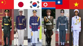 Which is the best honor guard in East Asia