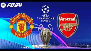 FC 24 | Manchester United vs Arsenal - UCL UEFA Champions League - PS5™ Full Gameplay