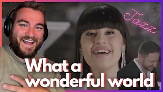 What a Wonderful World – Diana Ankudinova & Brandon Stone | Super clean | First time reaction [SUB]