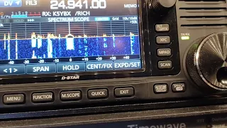 a demonstration of the Sunday morning HF  D-STAR voice texting