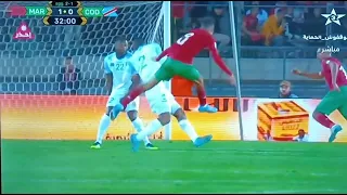 هدف المنتخب المغربي اليوم ضد الكونغو من اوناحي