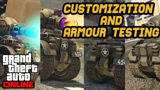 GTA V: Invade and Persuade Tank Customization and Armour Testing (Gameplay/Showcase)