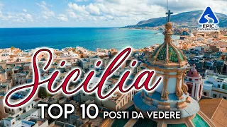 Sicily: Top 10 Most Beautiful Places and Locations | 4K