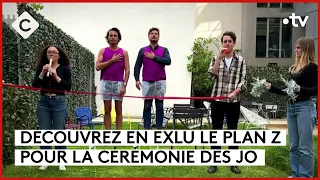 Le Plan Z de la cérémonie d’ouverture des JO en exclu - L’ABC - C à Vous - 16/04/2024