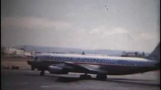 American Airlines Boeing 707 Astrojet at the LAX hangar